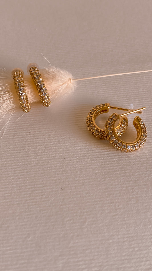 Gold Hoops Earring